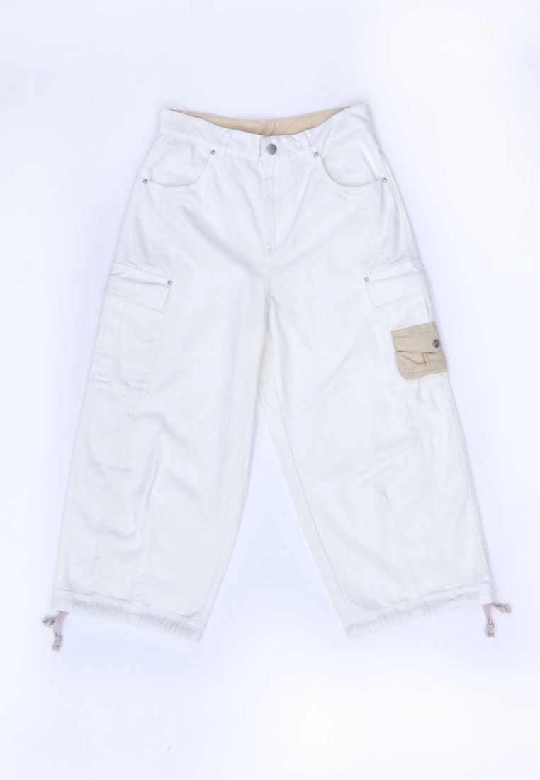 Zack Loose Cropped Cargo Pants